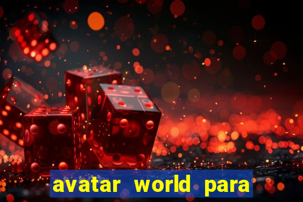 avatar world para imprimir e colorir